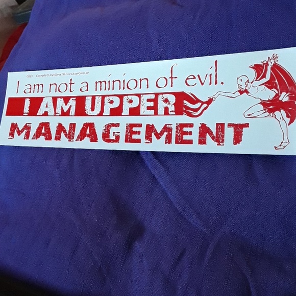 I'm not a minion of evil.....bumper sticker/new - Picture 3 of 6